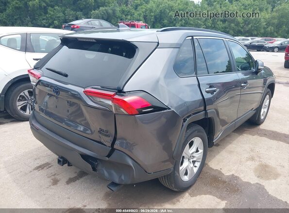 4T3RWRFV3MU026428 2021 TOYOTA RAV4 HYBRID Gray Задня права чверть