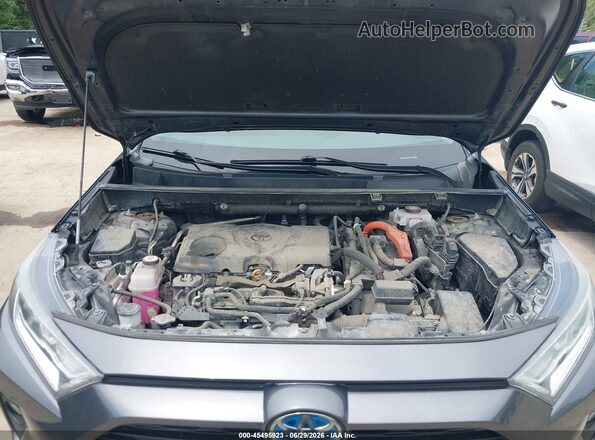 4T3RWRFV3MU026428 2021 TOYOTA RAV4 HYBRID Gray Вид ззаду