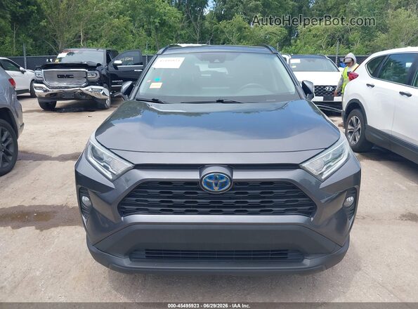 4T3RWRFV3MU026428 2021 TOYOTA RAV4 HYBRID Gray Вид щитка приладів