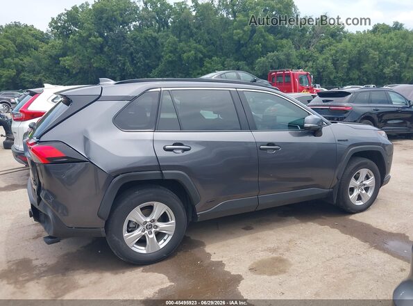 4T3RWRFV3MU026428 2021 TOYOTA RAV4 HYBRID Gray Вид задньої частини салону