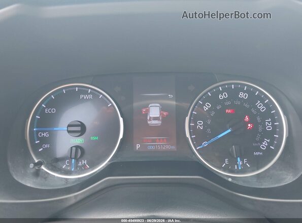 4T3RWRFV3MU026428 2021 TOYOTA RAV4 HYBRID Gray Вид задніх сидінь