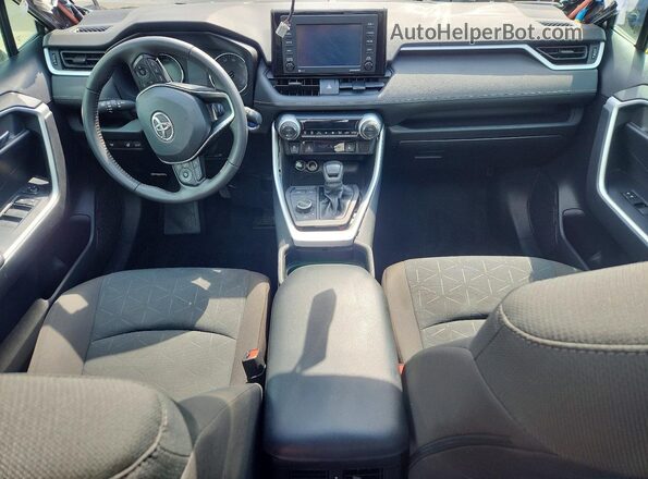 4T3RWRFV3MU027496 2021 TOYOTA RAV4 Gray Dashboard view