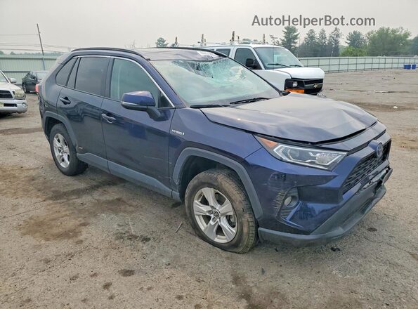 4T3RWRFV3MU038420 2021 TOYOTA RAV4 Blue Delantero derecho