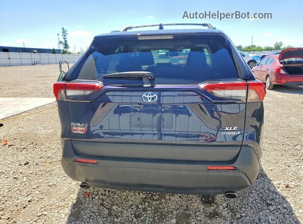 4T3RWRFV3NU058586 2022 TOYOTA RAV4 Blue უკანა ხედი