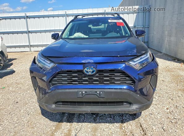 4T3RWRFV3NU058586 2022 TOYOTA RAV4 Blue წინა ხედი