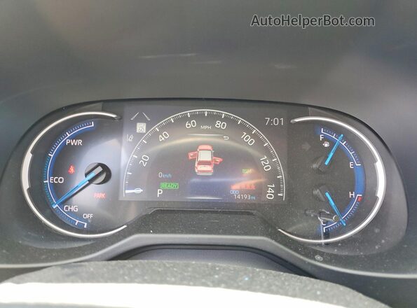 4T3RWRFV3PU093714 2023 TOYOTA RAV4 Black Instrument cluster view