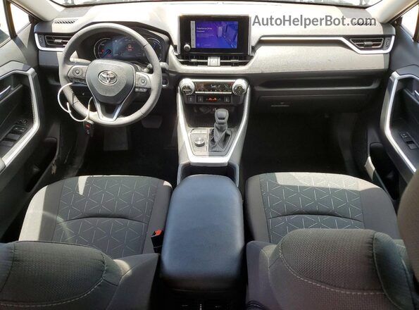 4T3RWRFV3PU093714 2023 TOYOTA RAV4 Black Dashboard view