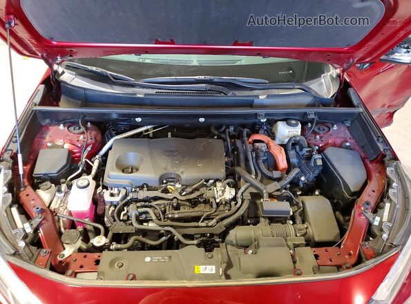 4T3RWRFV3RU147399 2024 TOYOTA RAV4 Red Engine compartment view