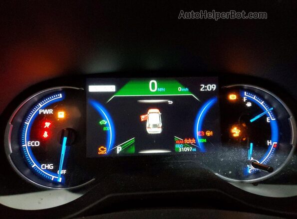 4T3RWRFV3RU160511 2024 TOYOTA RAV4 Blue Вид щитка приладів