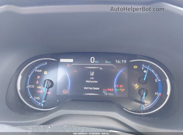 4T3RWRFV3SU183230 2025 TOYOTA RAV4 HYBRID Красный Вид задних сидений