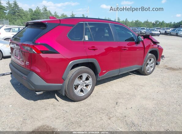 4T3RWRFV3SU183230 2025 TOYOTA RAV4 HYBRID Красный Задняя правая четверть