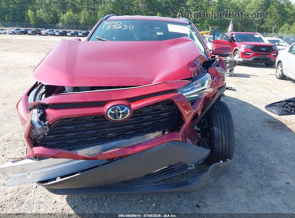 4T3RWRFV3SU183230 2025 TOYOTA RAV4 HYBRID Красный Вид задней части салона