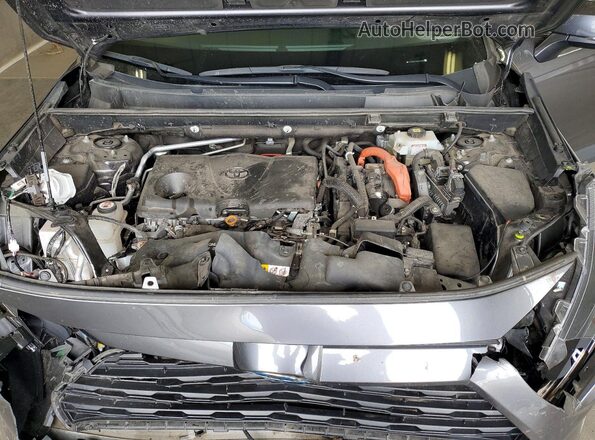 4T3RWRFV4MU018094 2021 TOYOTA RAV4 Gray Вид підкапотного простору