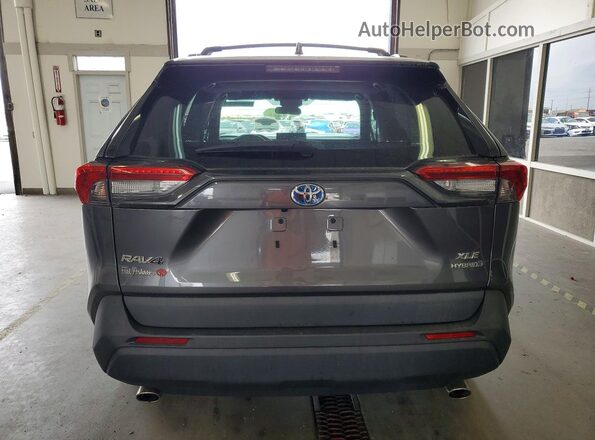 4T3RWRFV4MU018094 2021 TOYOTA RAV4 Gray Вид ззаду
