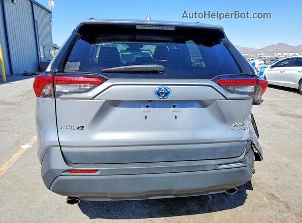 4T3RWRFV4MU029242 2021 TOYOTA RAV4 Silver უკანა ხედი