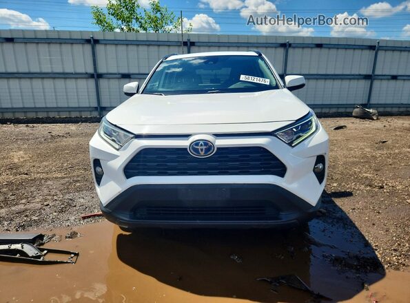 4T3RWRFV4MU043870 2021 TOYOTA RAV4 White Вид спереду