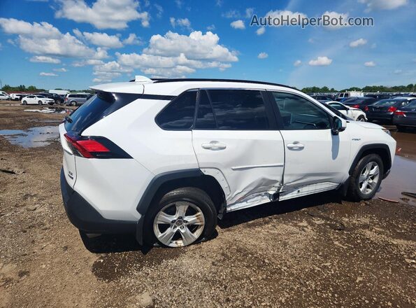 4T3RWRFV4MU043870 2021 TOYOTA RAV4 White Задня права чверть