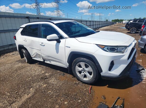 4T3RWRFV4MU043870 2021 TOYOTA RAV4 White Передня права чверть