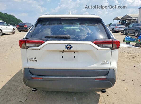 4T3RWRFV4NU068656 2022 TOYOTA RAV4 White უკანა ხედი