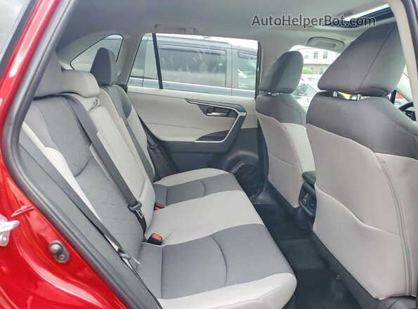 4T3RWRFV4SU203906 2025 TOYOTA RAV4 Red Rear interior view