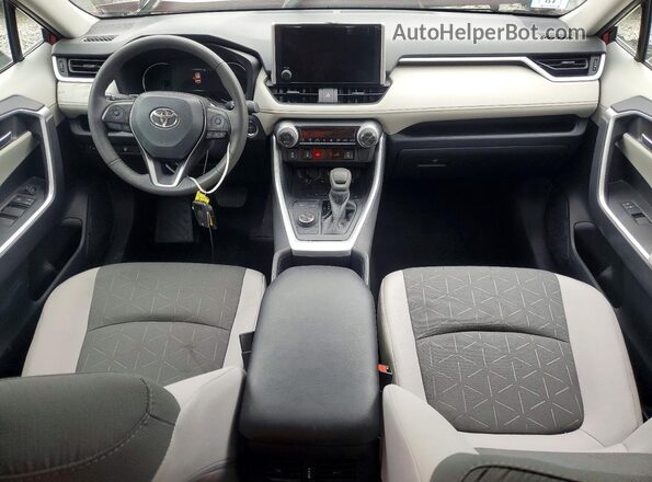 4T3RWRFV4SU203906 2025 TOYOTA RAV4 Red Dashboard view
