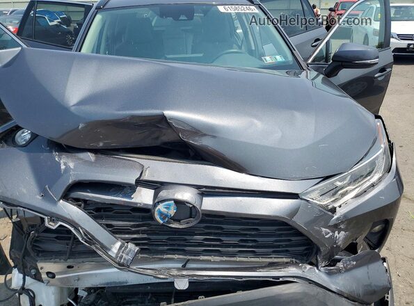 4T3RWRFV5MU027161 2021 TOYOTA RAV4 Серый Вид подкапотного пространства