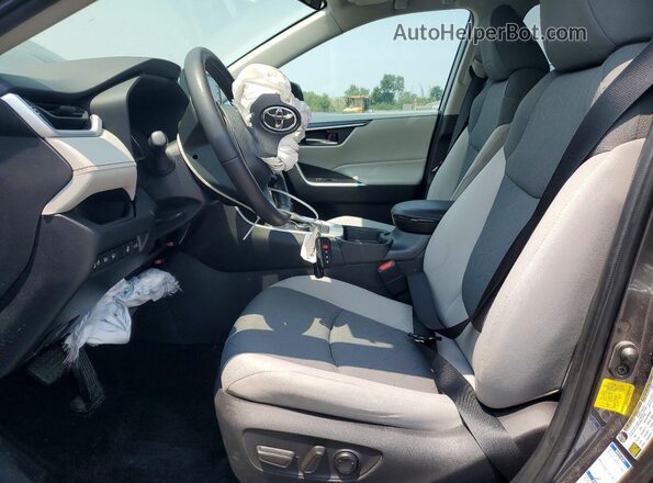4T3RWRFV5MU027161 2021 TOYOTA RAV4 Серый Вид салона спереди