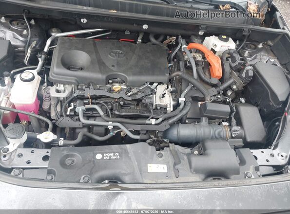 4T3RWRFV5MU045384 2021 TOYOTA RAV4 HYBRID Gray უკანა ხედი