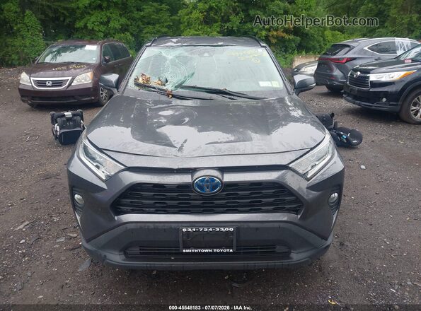 4T3RWRFV5MU045384 2021 TOYOTA RAV4 HYBRID Gray ხელსაწყოთა პანელის ხედი