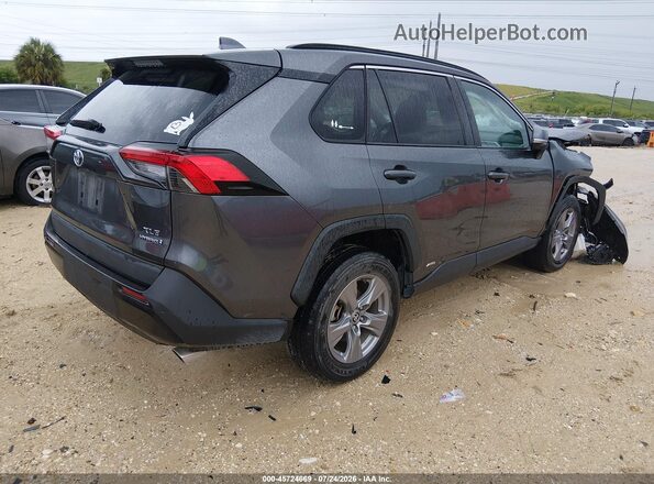 4T3RWRFV5NU057259 2022 TOYOTA RAV4 HYBRID Gray Trasero derecho