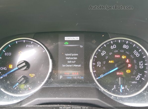 4T3RWRFV5NU057259 2022 TOYOTA RAV4 HYBRID Gray Vista de los asientos traseros