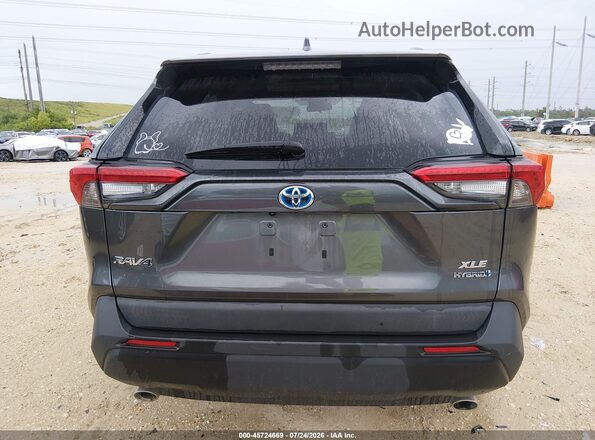 4T3RWRFV5NU057259 2022 TOYOTA RAV4 HYBRID Gray 