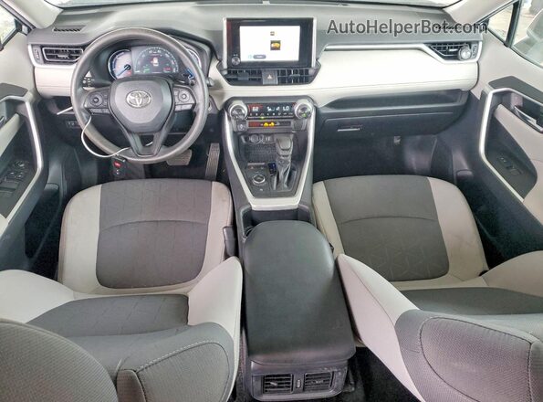 4T3RWRFV5PU082830 2023 TOYOTA RAV4 Серебряный Вид панели приборов