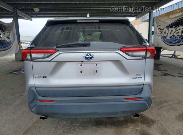 4T3RWRFV5PU082830 2023 TOYOTA RAV4 Серебряный Вид сзади