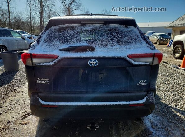 4T3RWRFV6MU028819 2021 TOYOTA RAV4 Blue Հետևի տեսք