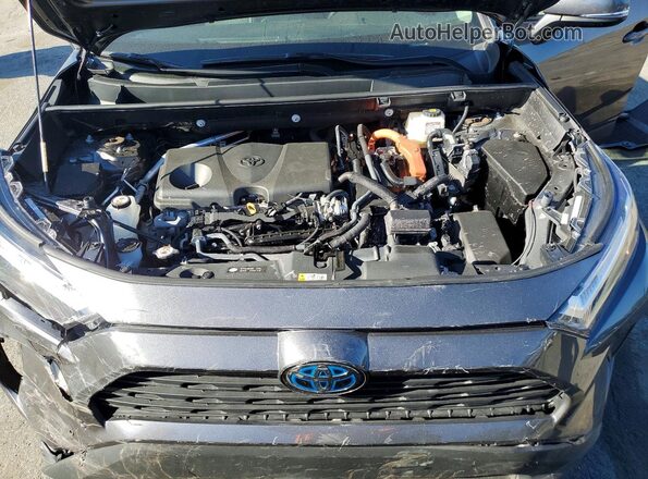 4T3RWRFV6PU086594 2023 TOYOTA RAV4 Charcoal ძრავის განყოფილების ხედი