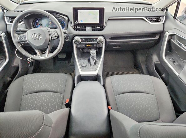 4T3RWRFV6RU126580 2024 TOYOTA RAV4 White Widok deski rozdzielczej