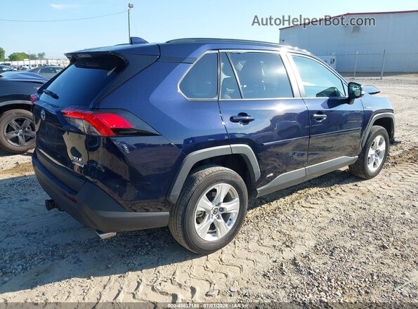 4T3RWRFV7MU043393 2021 TOYOTA RAV4 HYBRID Navy Задняя правая четверть