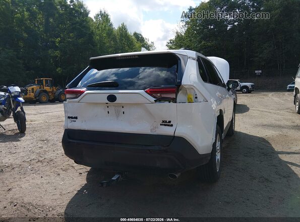 4T3RWRFV7MU044351 2021 TOYOTA RAV4 HYBRID Белый Вид спереди