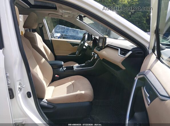 4T3RWRFV7MU044351 2021 TOYOTA RAV4 HYBRID Белый Вид салона спереди