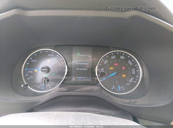 4T3RWRFV7MU044351 2021 TOYOTA RAV4 HYBRID Белый Вид задних сидений
