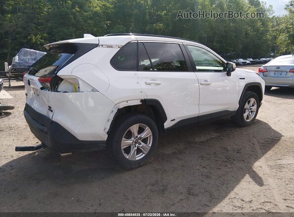 4T3RWRFV7MU044351 2021 TOYOTA RAV4 HYBRID Белый Задняя правая четверть