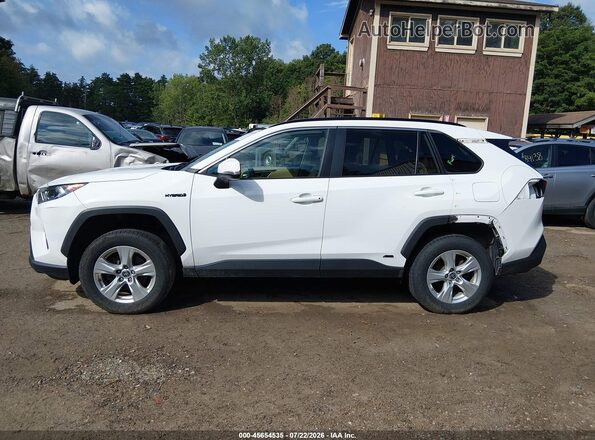 4T3RWRFV7MU044351 2021 TOYOTA RAV4 HYBRID Белый Панорамный вид салона 360°