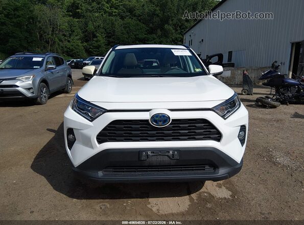 4T3RWRFV7MU044351 2021 TOYOTA RAV4 HYBRID Белый Вид щитка приборов