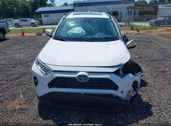 4T3RWRFV8MU023718 2021 TOYOTA RAV4 HYBRID White ხელსაწყოთა პანელის ხედი