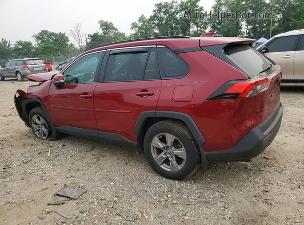 4T3RWRFV8NU057210 2022 TOYOTA RAV4 Burgundy Задня ліва чверть