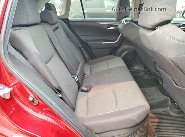 4T3RWRFV8NU057210 2022 TOYOTA RAV4 Burgundy Вид задньої частини салону
