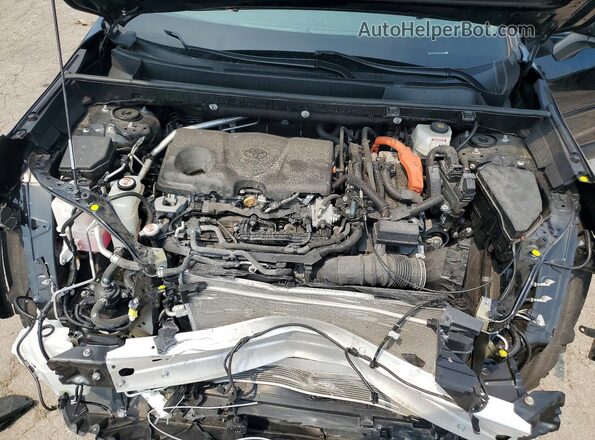 4T3RWRFV8NU066036 2022 TOYOTA RAV4 Black Vista del compartimento del motor