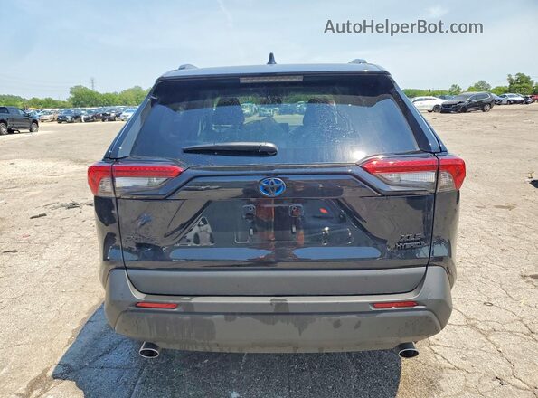4T3RWRFV8NU066036 2022 TOYOTA RAV4 Black Vista trasera