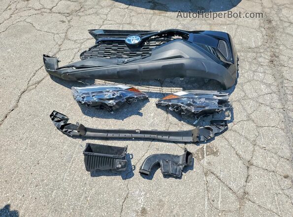 4T3RWRFV8NU066036 2022 TOYOTA RAV4 Black Vista de la etiqueta del VIN